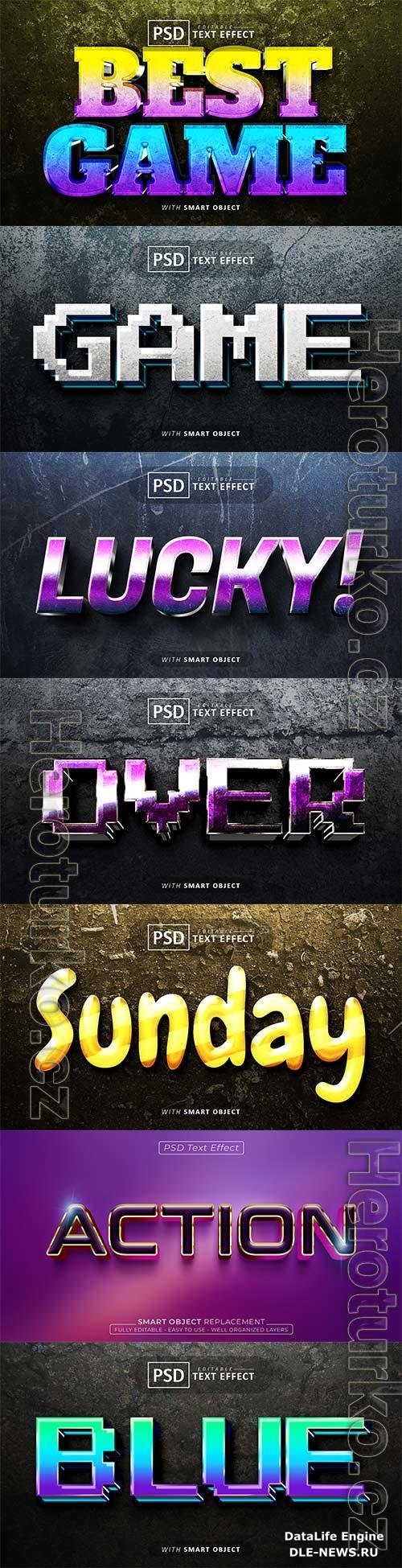 Psd text effect set vol 544