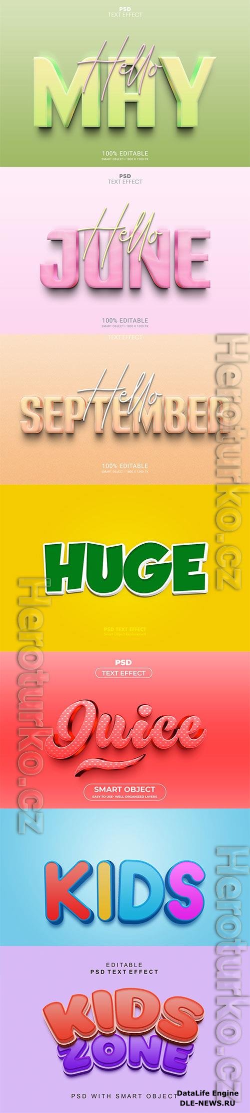 Psd text effect set vol 542