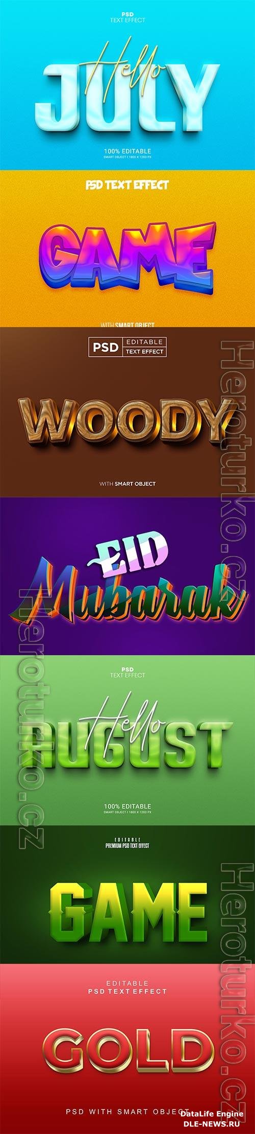 Psd text effect set vol 541