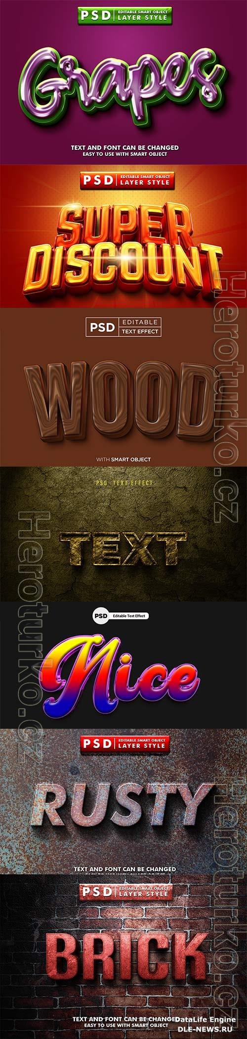 Psd text effect set vol 538