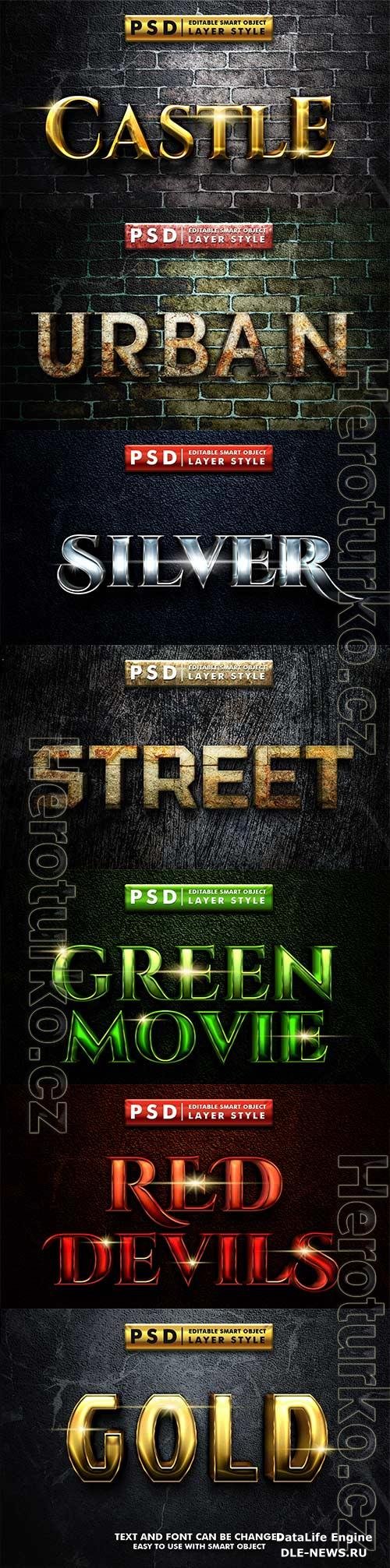 Psd text effect set vol 535