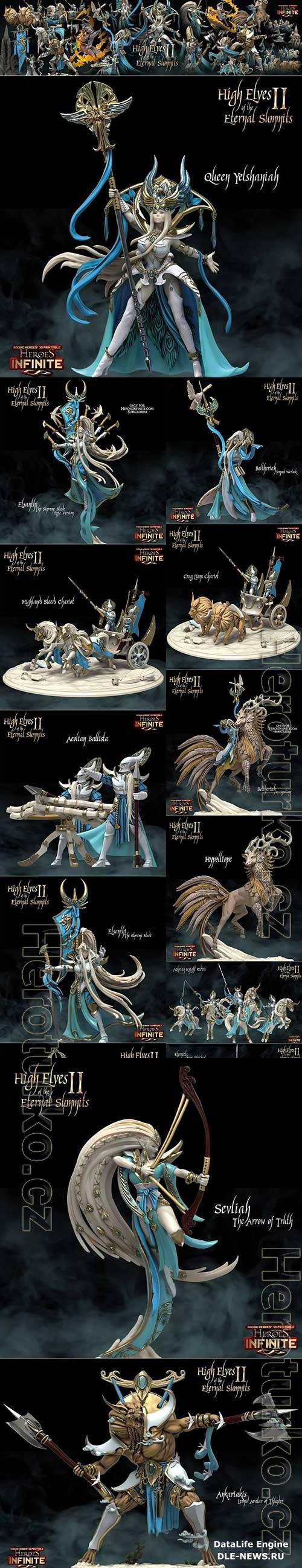 3D Print Models Heroes Infinite - High Elves of the Eternal Summits II April 2022