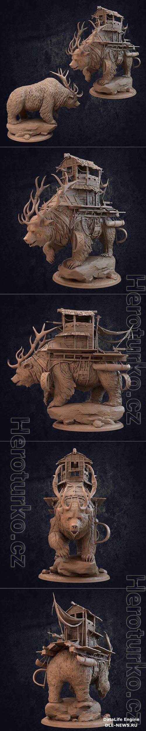 3D Print Models Ursalioth Giant Bear
