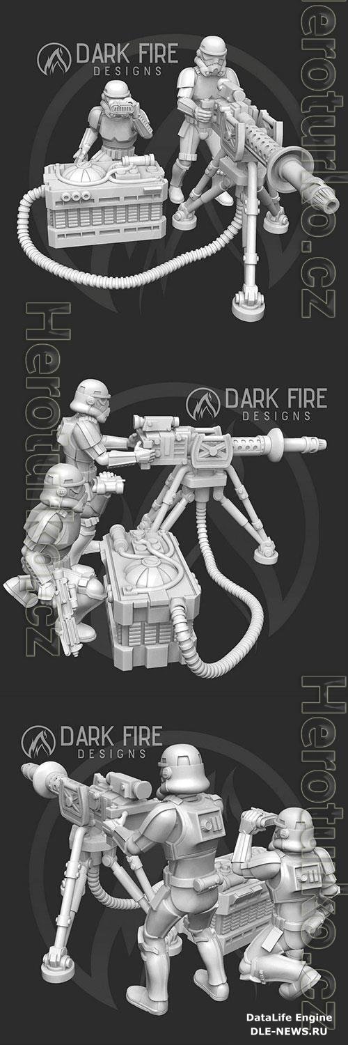 3D Print Models Desert Trooper Repeater Team - Dark Fire
