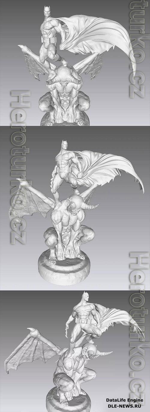 3D Print Models Batman on Gargoyle