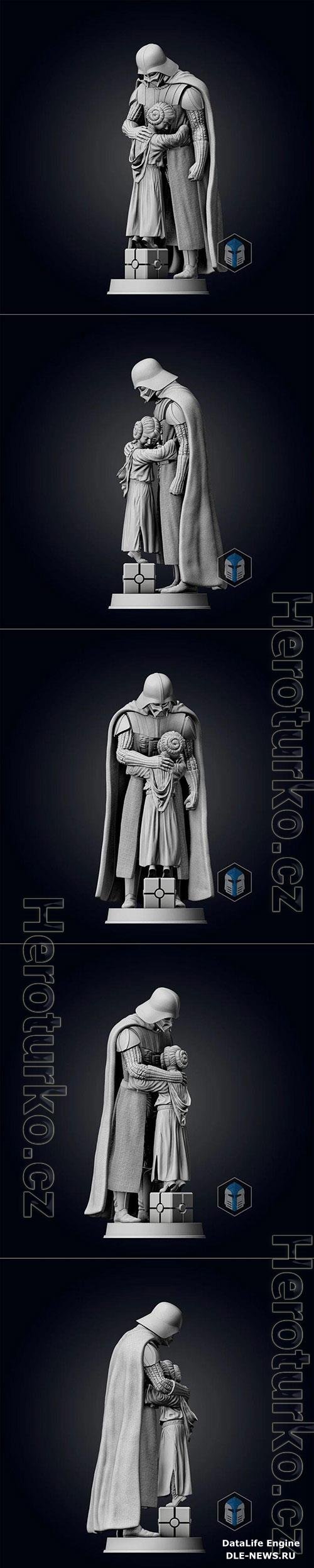 3D Print Models Darth Vader Figurine - Fatherhood
