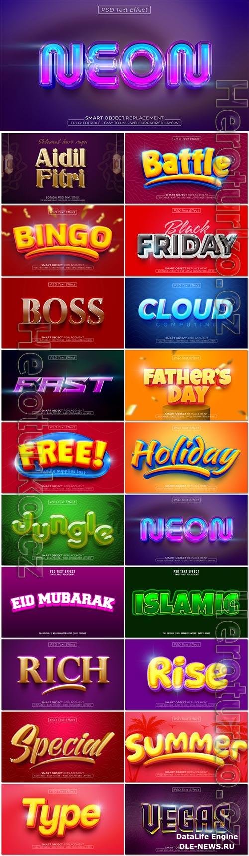 Psd text effect set vol 559