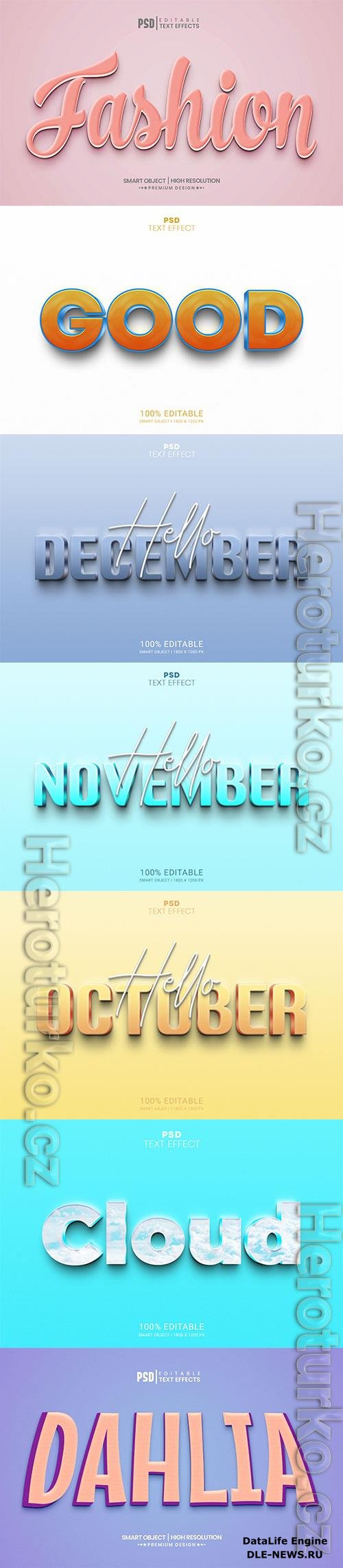 Psd text effect set vol 568