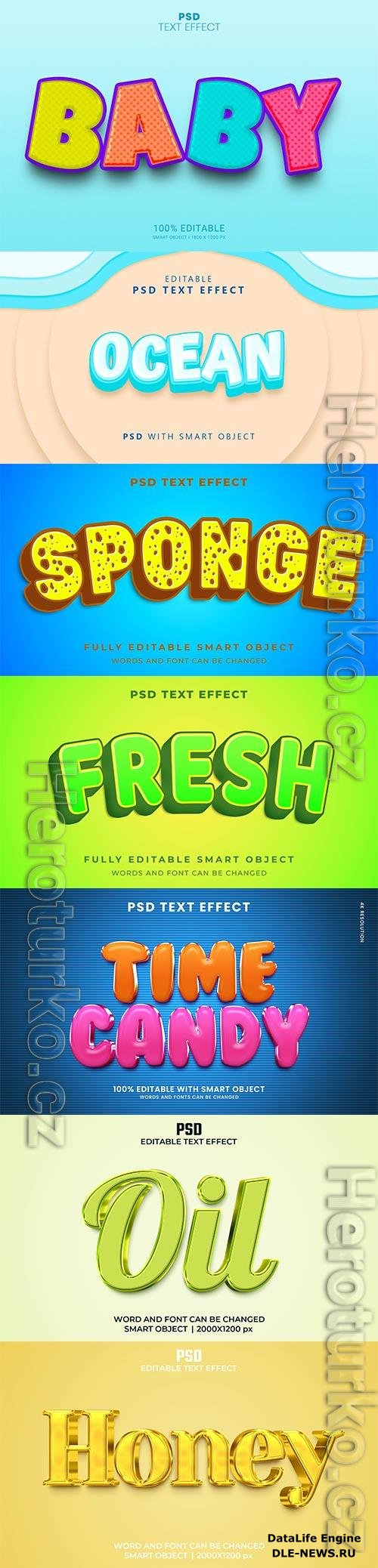 Psd text effect set vol 565