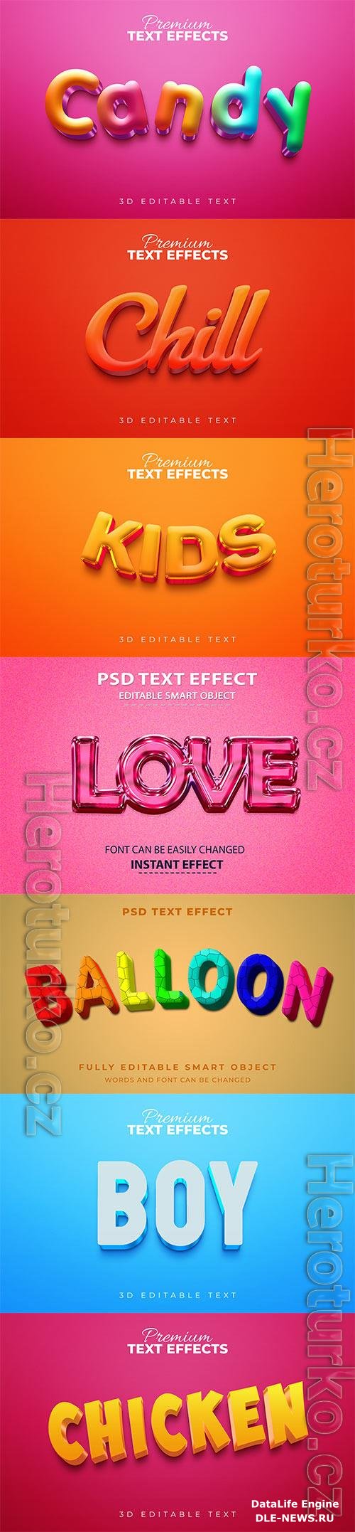 Psd text effect set vol 562