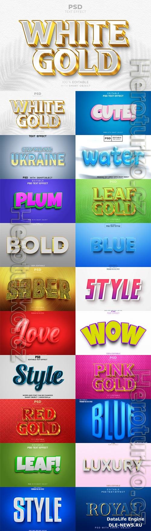 Psd text effect set vol 577