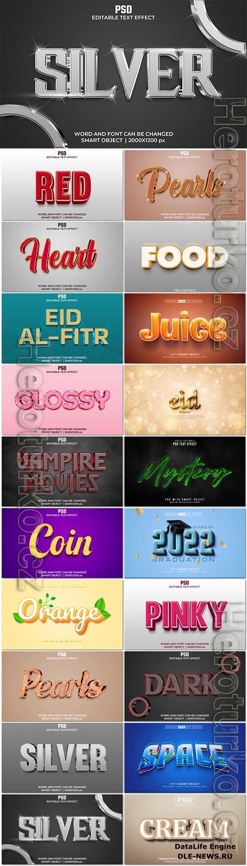 Psd text effect set vol 584