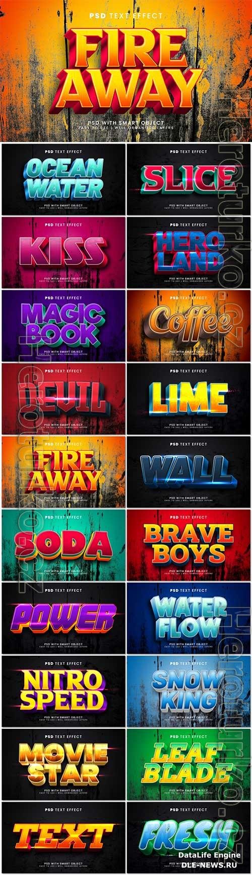 Psd text effect set vol 579