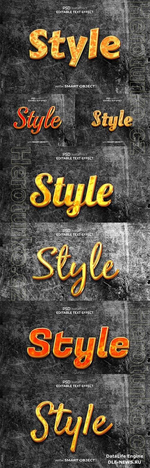 Style Psd text effect set vol 581