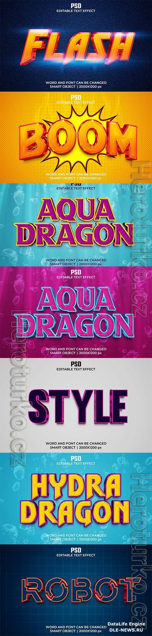 Psd text effect set vol 594