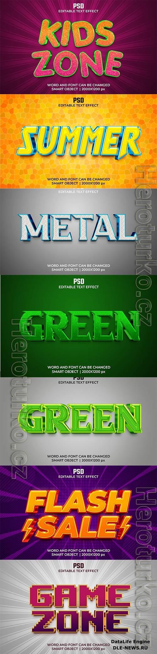 Psd text effect set vol 593