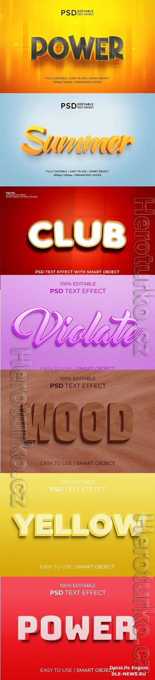 Psd text effect set vol 591