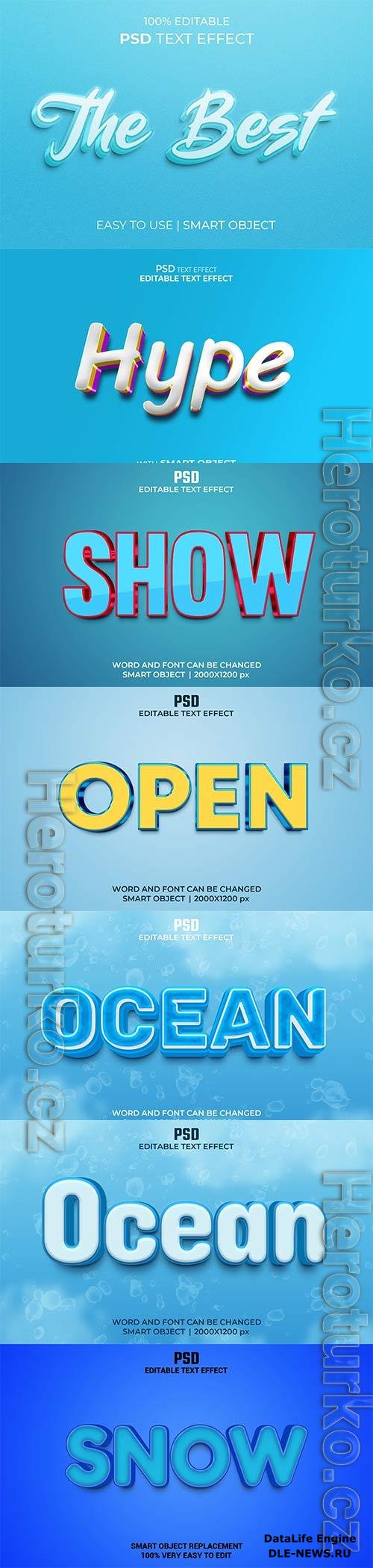 Psd text effect set vol 590