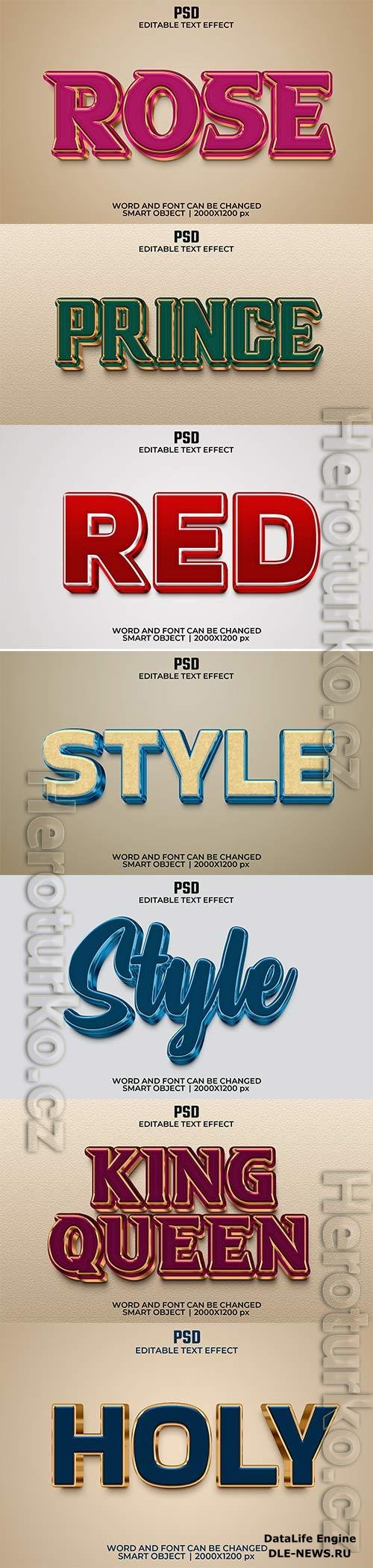 Psd text effect set vol 588