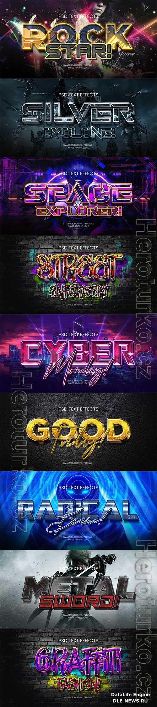 Psd text effect set vol 582