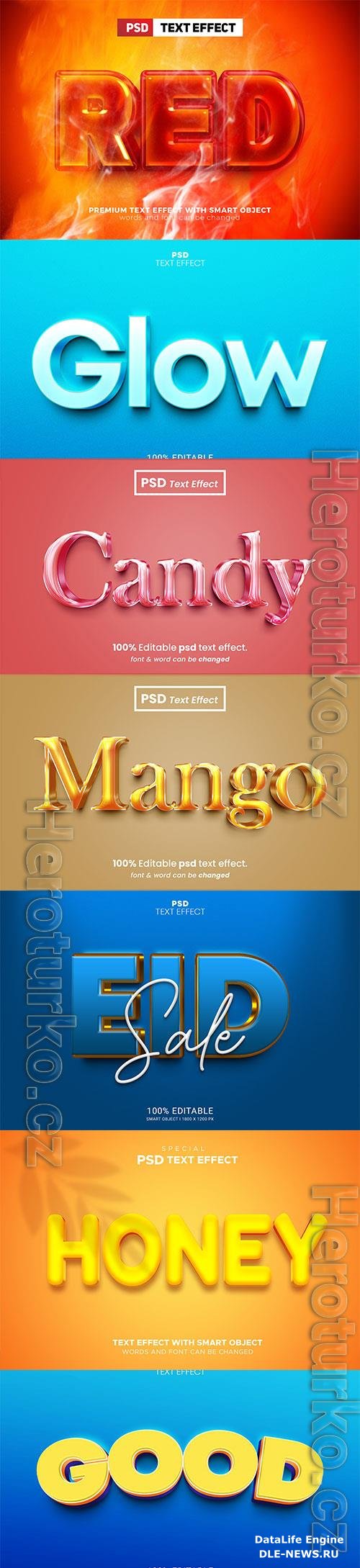 Psd text effect set vol 605