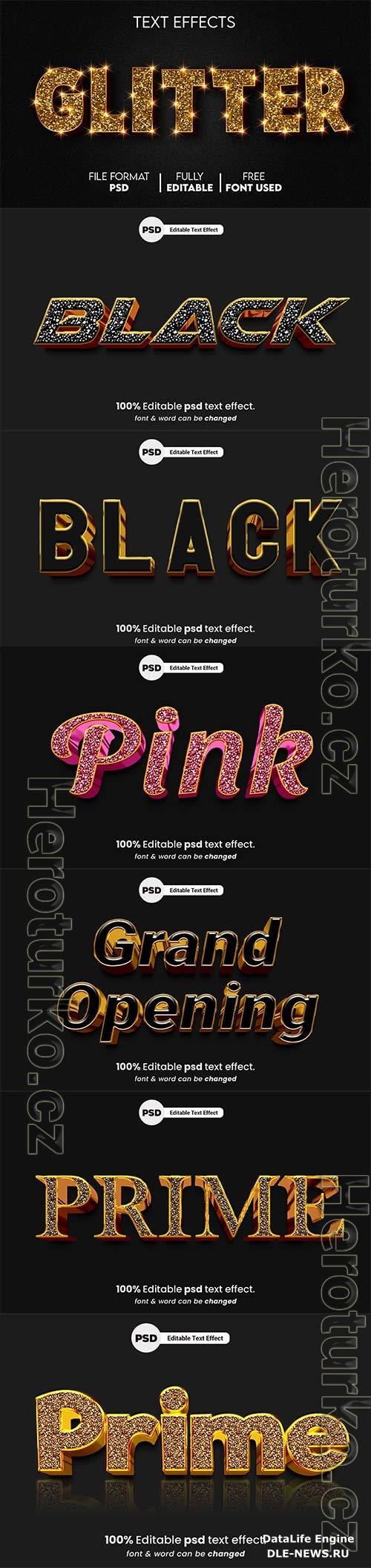 Psd text effect set vol 599