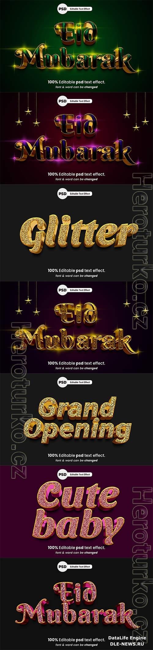 Psd text effect set vol 598