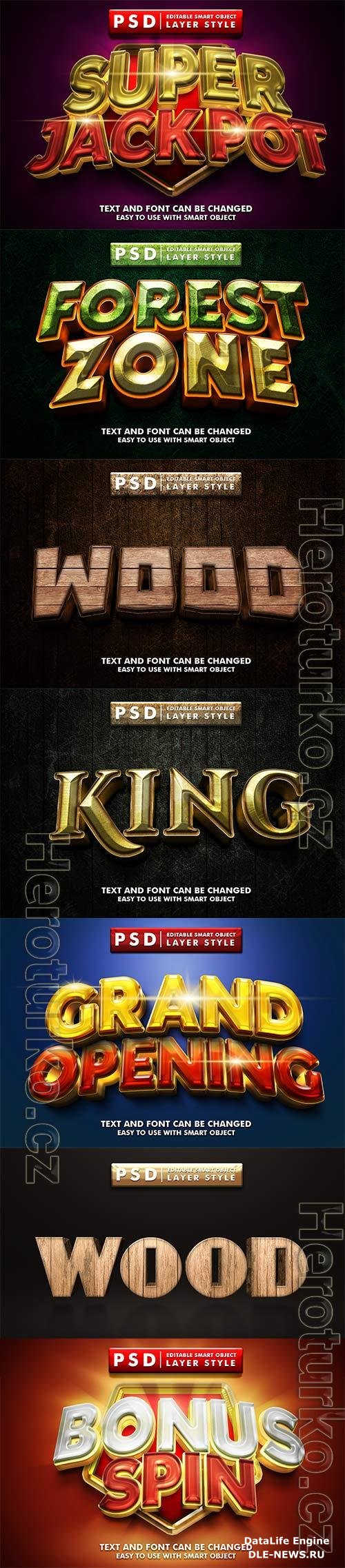 Psd text effect set vol 597