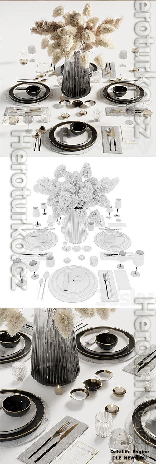 3D Models Tableware Set6