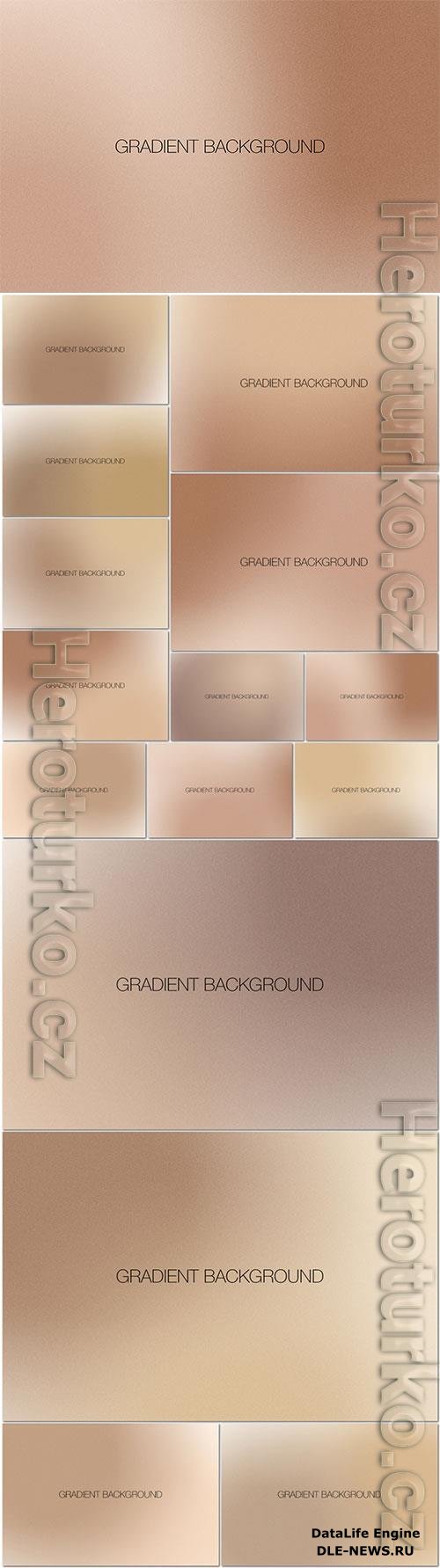 Nude and beige abstract gradient background with grainy texture psd