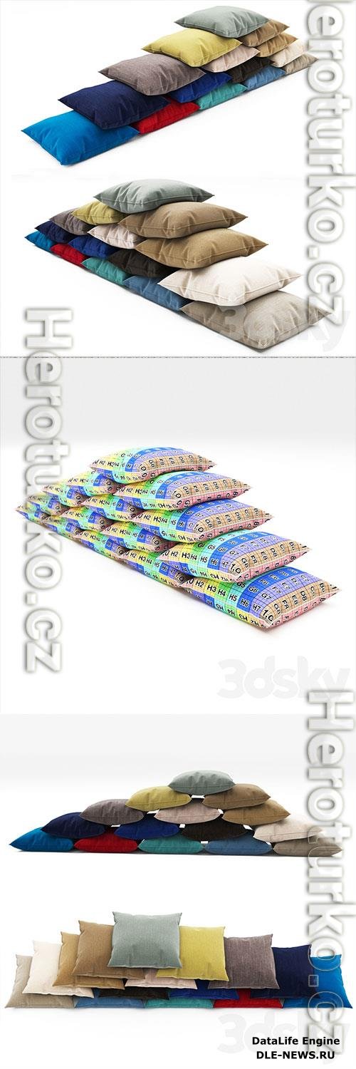 3D Models Pillows Collection 91