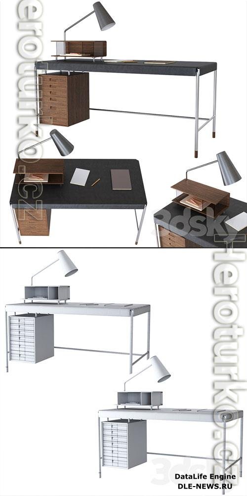 3D Models Desk Loft Society Table Carl Hansen & Son