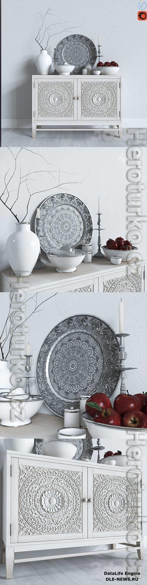 3D Models Decorative Set Moroccan Style