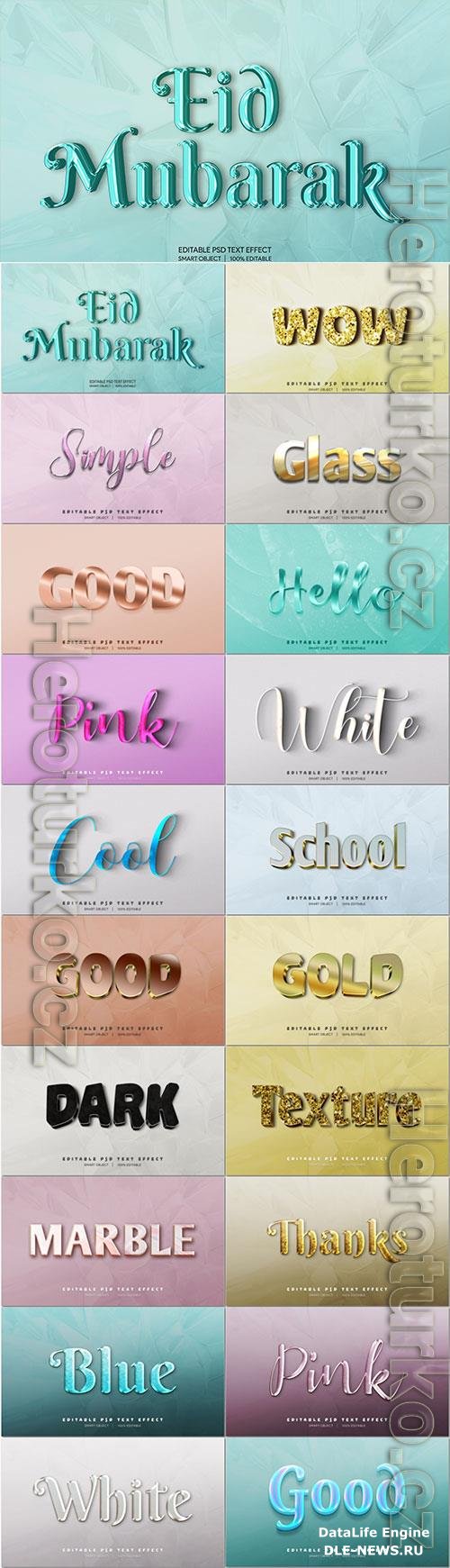 Psd text effect set vol 629