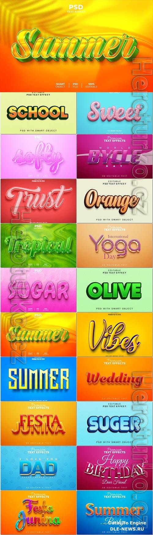 Psd text effect set vol 628