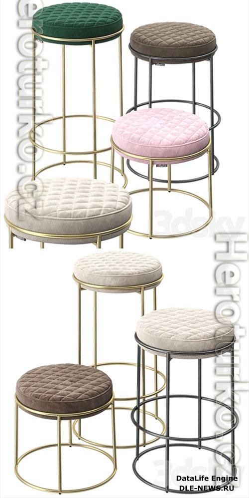 3D Models Calligaris atollo stools