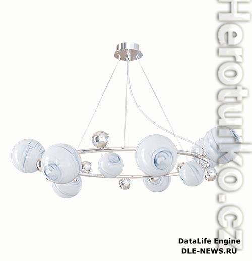 3D Models Pendant lamp Salvadore SP9H chrom