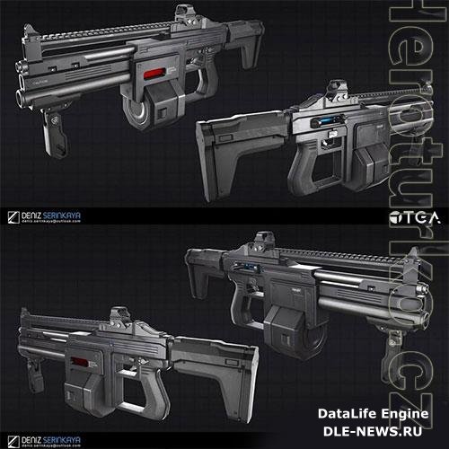 3D Models Kinetic Fusion Rifle