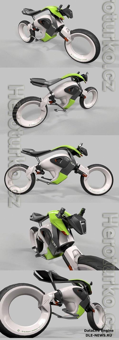 3D Models HERO iON Concept Motorbike