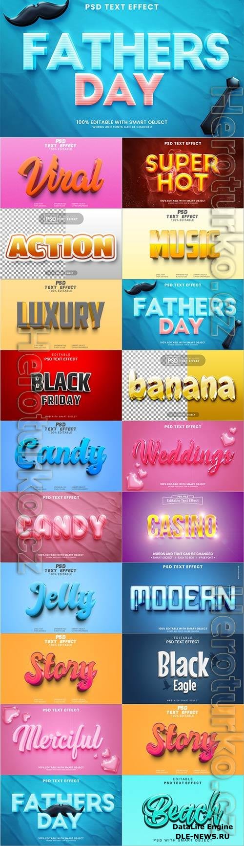 Psd text effect set vol 642