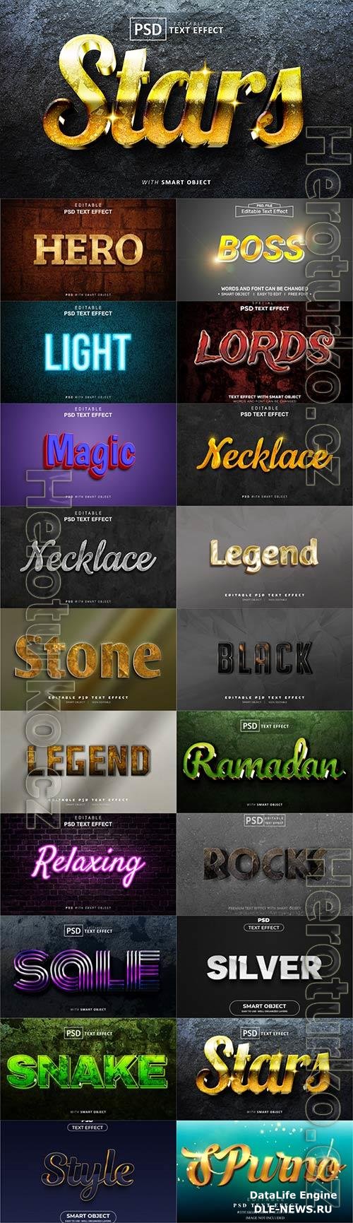 Psd text effect set vol 641