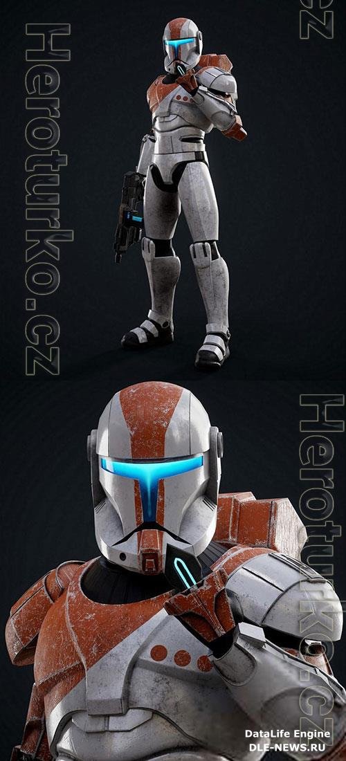 3D Models Star Wars Republic Commando - Boss