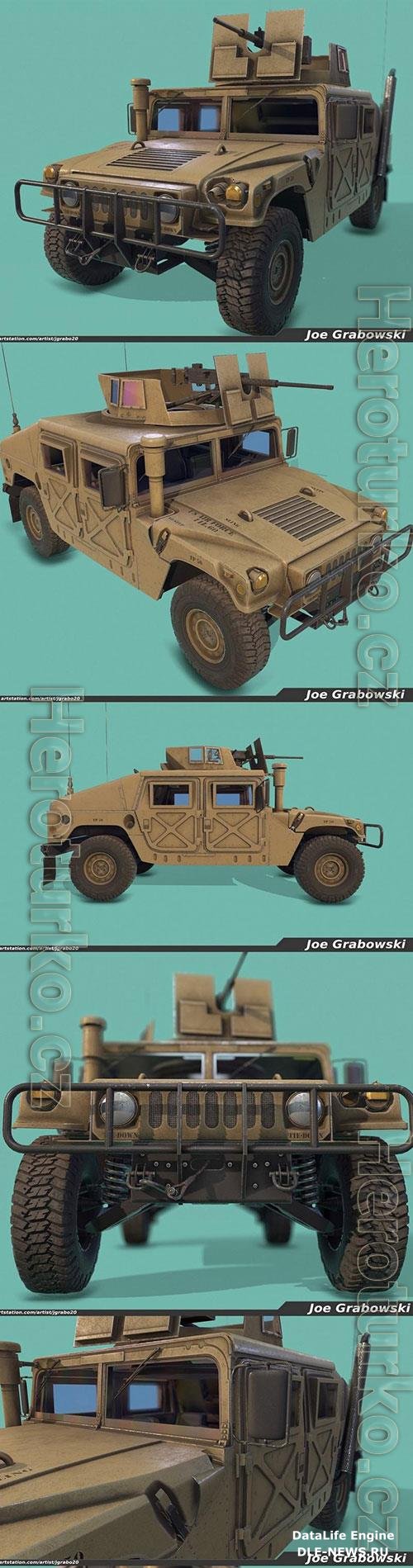 3D Models Game Ready Humvee