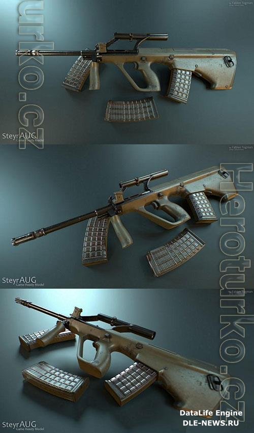 3D Models Assault rifle Steyr AUG