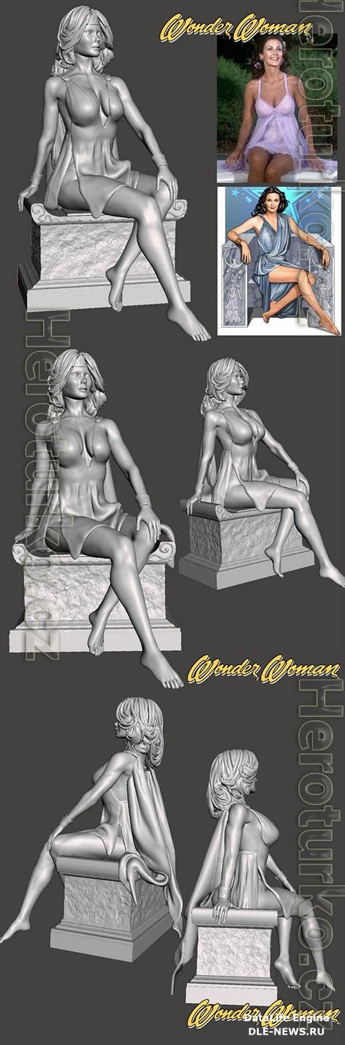 3D Print Models Lynda Carter - Wonder Woman