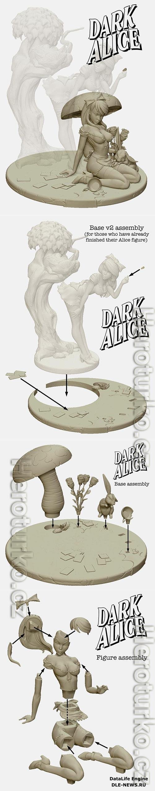 3D Print Models Dark Alice