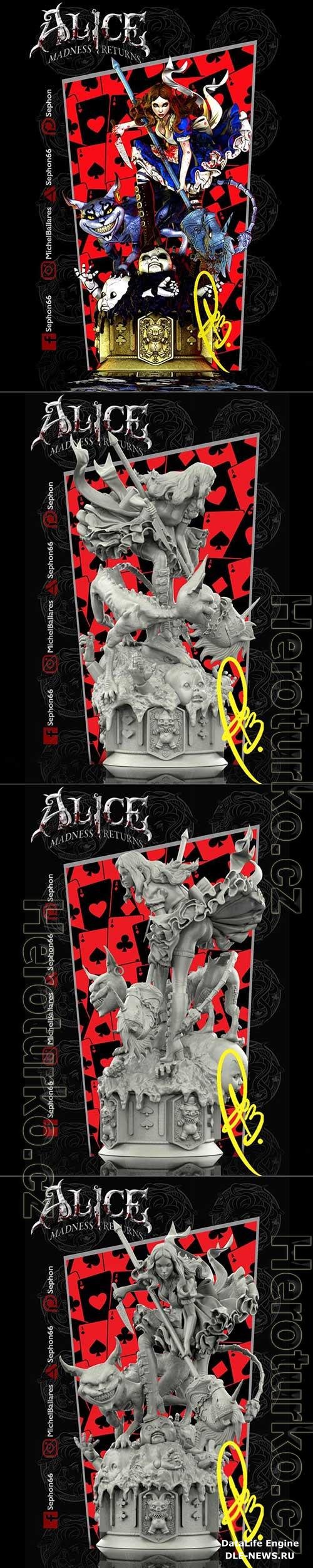 3D Print Models Alice Madness Returns