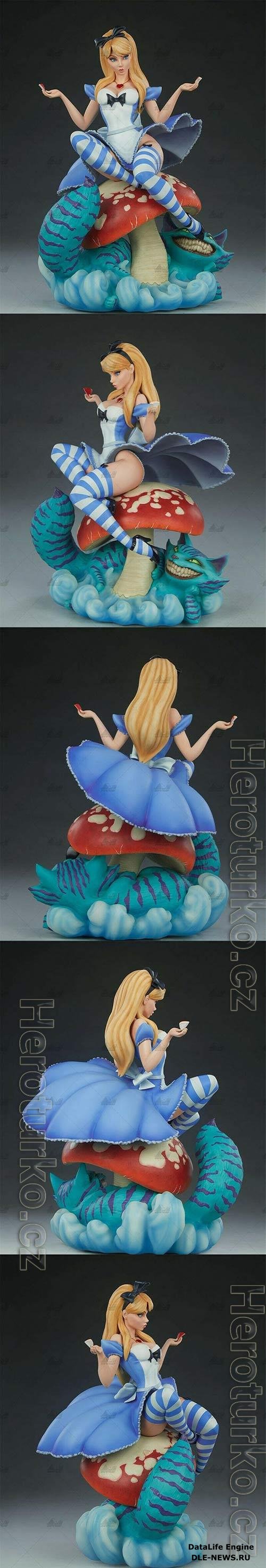 3D Print Models Alice in Wonderland