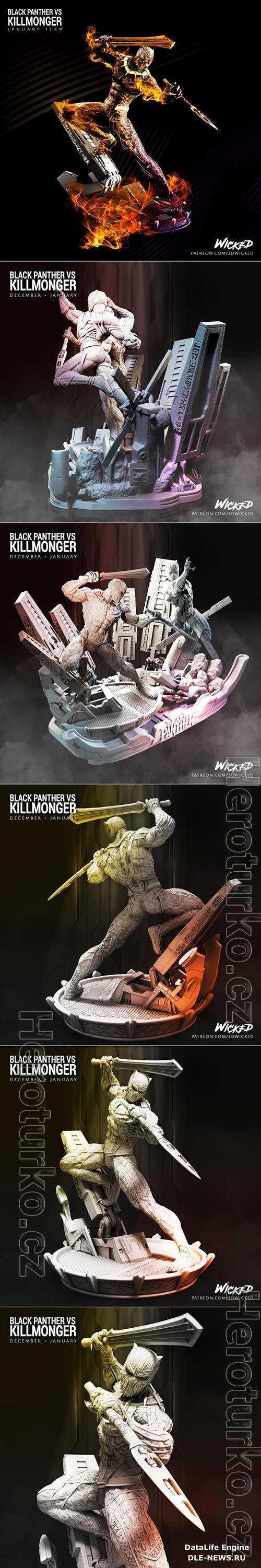 3D Print Models Killmonger