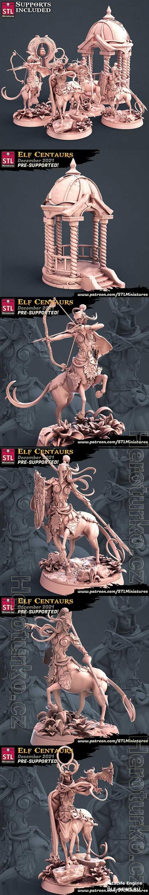 3D Print Models Elf Centaurs Set